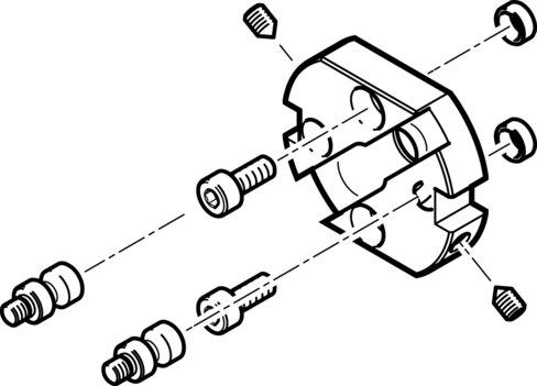 Festo 184478 Adapter kit HAPG-SD2-2