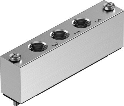 Festo 8163543 Supply plate VABF-L1-10-P3A4-M7-F1A