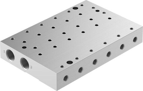 Festo 8083545 Manifold rail VABM-P6-15M-G18-M5-6