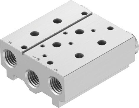 Festo 8026377 Manifold block VABM-B10-30S-G12-2