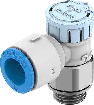 Festo 8224005 One-way flow control valve VFOE-LS-T-G18-Q8-F1A