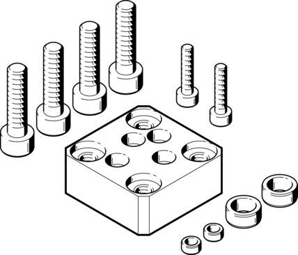 Festo 192709 Adapter kit HAPG-60-S1