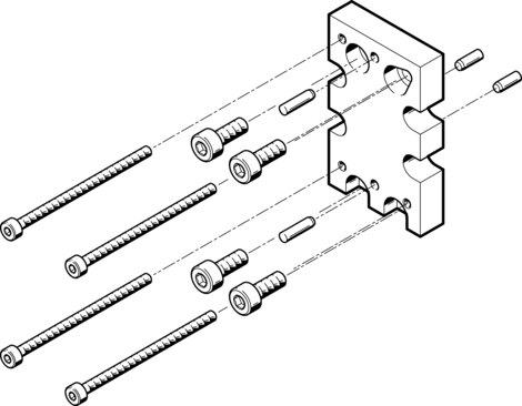 Festo 537168 Adapter kit HAPG-74