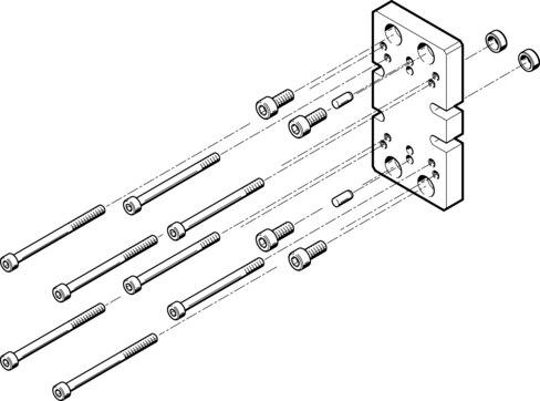 Festo 537170 Adapter kit HAPG-76