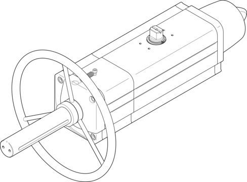 Festo 8005041 Quarter turn actuator DAPS-0180-090-RS4-F0710-MW