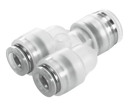 Festo 133126 Push-in Y-connector NPQP-Y-Q10-Q8-FD-P10