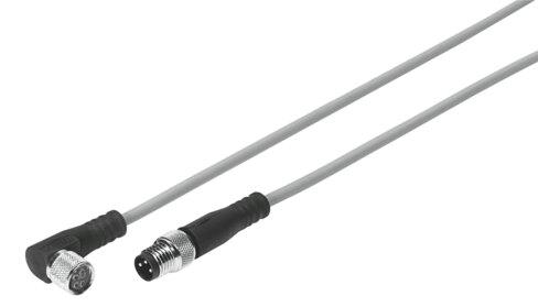 Festo 562468 Connecting cable NEBV-M8W4L-E-2.5-M8G3