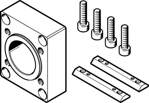 Festo 1133398 Coupling housing EAMK-A-R38-38A