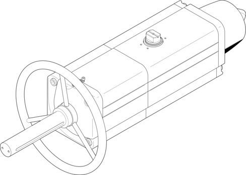 Festo 8005062 Quarter turn actuator DAPS-0720-090-RS3-F12-MW