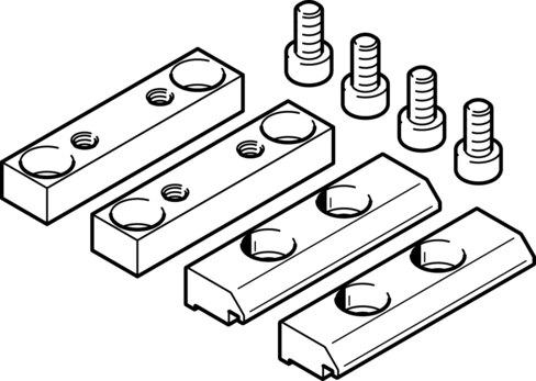 Festo 1168859 Profile mounting EAHF-G1-45-P