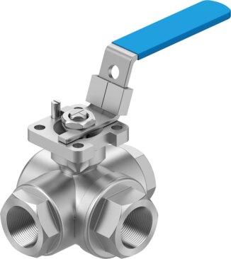 Festo 8096954 Ball valve VZBE-3/4-T-63-F-3T-F04-M-V15V15