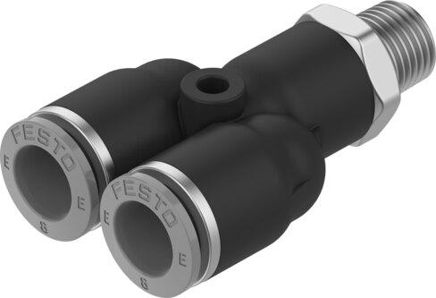 Festo 8113081 Push-in Y-fitting NPQE-Y-R18-Q8-P10