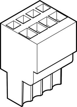 Festo 8024782 Plug NECC-L2G4-C1