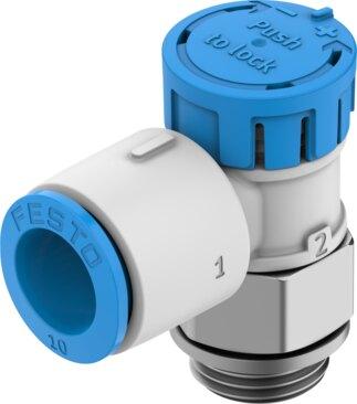 Festo 8223999 One-way flow control valve VFOE-LE-T-G14-Q10-F1A