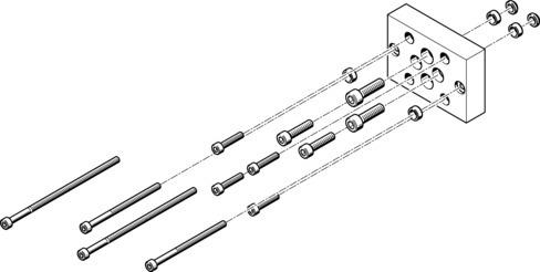 Festo 558306 Adapter kit HAPB-38