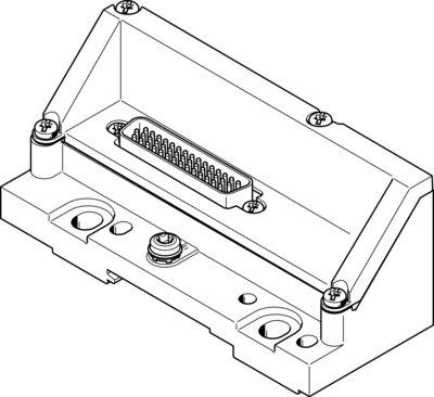 Festo 560941 End plate VMPAL-EPL-SD44-IP40