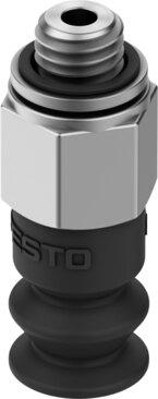 Festo 8204343 Suction cup with connection VASB-8-M5-NBR-F1A