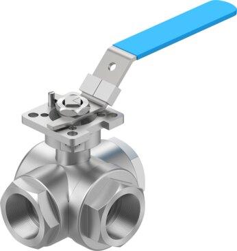 Festo 8096949 Ball valve VZBE-11/2-T-63-F-3L-F0507-M-V15V15