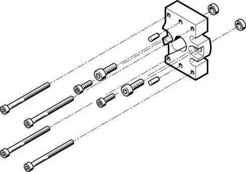 Festo 537177 Adapter kit HAPG-SD2-24