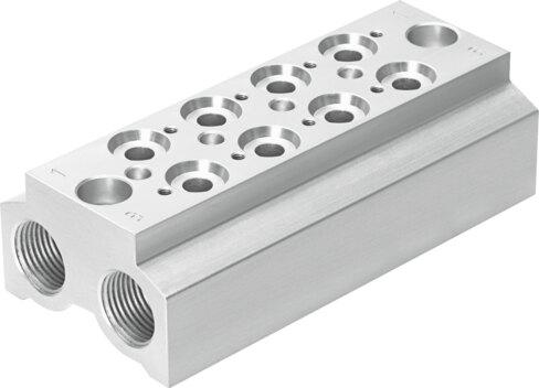 Festo 550603 Manifold block CPE10-3/2-PRS-1/4-4-NPT