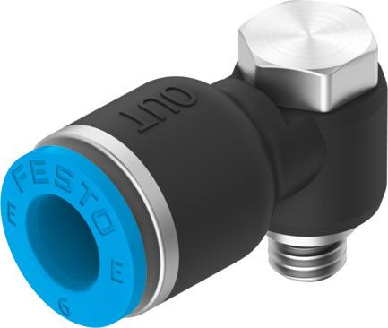 Festo 8113031 Push-in L-fitting NPQE-LH-M5-Q6-P10