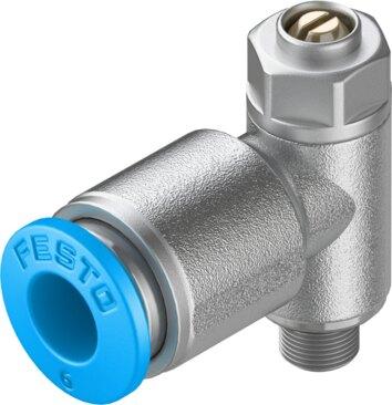 Festo 193139 One-way flow control valve GRLA-M5-QS-6-D