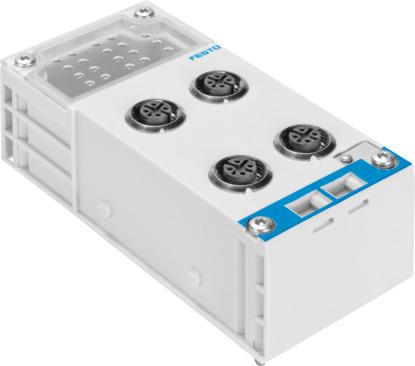 Festo 565705 Manifold block CPX-P-AB-4XM12-4POL-8DE-N-IS