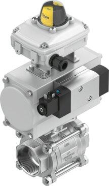 Festo 8102172 Ball valve unit KVZB-