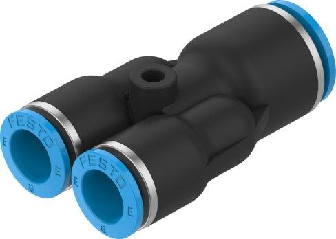 Festo 8113164 Push-in Y-connector NPQE-Y-Q10-Q8-P10