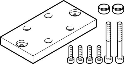 Festo 1696421 Adapter kit DHAA-D-E2-25-Q11-25
