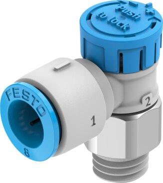 Festo 8157638 One-way flow control valve VFOE-LE-T-R18-Q8-F1A