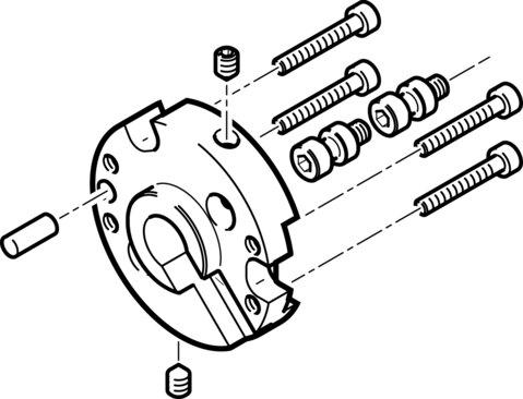 Festo 184481 Adapter kit HAPG-SD2-5