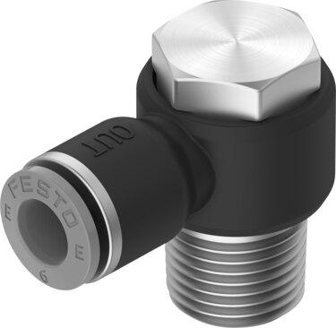 Festo 8113037 Push-in L-fitting NPQE-LH-R14-Q6-P10