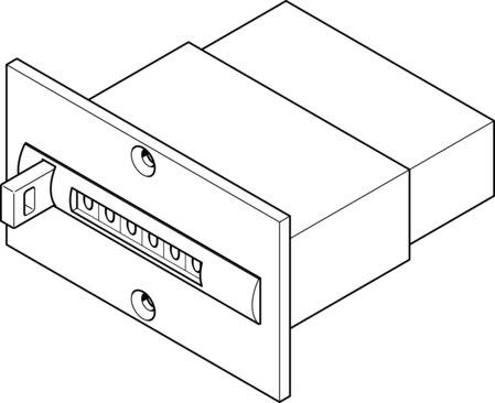 Festo 8606 Pneumatic counter PZA-E-C