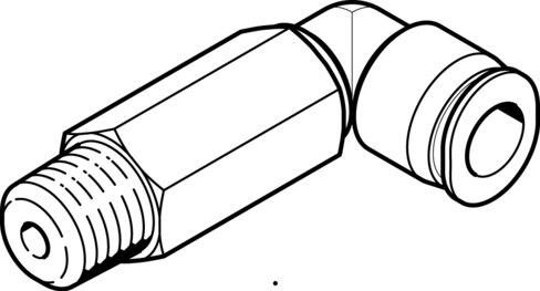 Festo 574303 Push-in L-fitting, long QBMLL-M5-5/32-U-M