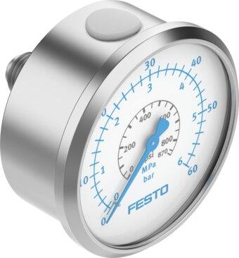 Festo 1166938 Pressure gauge PAGL-HP3-63-60-G14