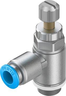 Festo 534337 One-way flow control valve GRLA-1/8-QS-8-RS-D