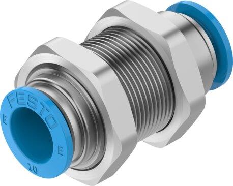 Festo 8113125 Push-in bulkhead connector NPQE-H-Q10-E-P10