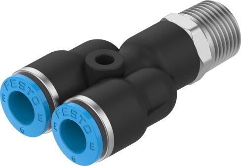 Festo 8113080 Push-in Y-fitting NPQE-Y-R18-Q6-P10