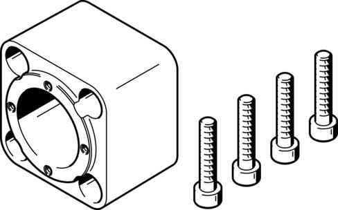 Festo 551007 Coupling housing EAMK-A-D60-64C
