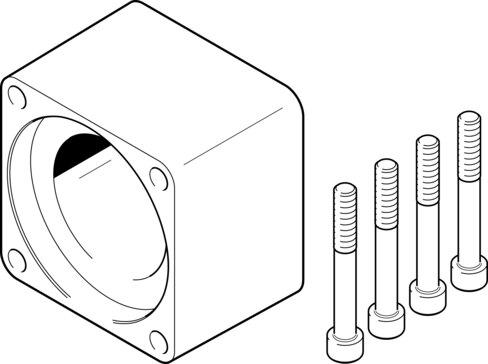 Festo 1593914 Coupling housing EAMK-A-D100-77A/B