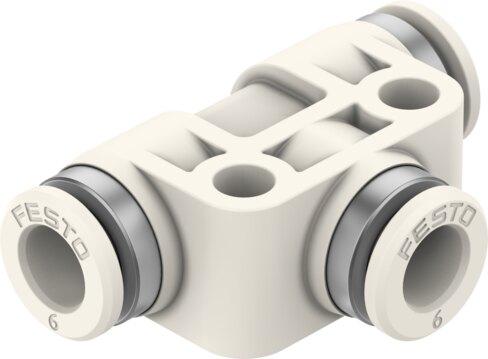 Festo 8203327 Push-in T-connector NPQO-T-Q6-E-P10