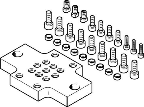 Festo 1088338 Adapter kit HMSV-74