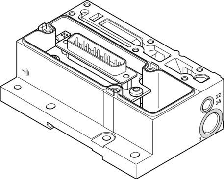 Festo 540896 Electrical interface VMPA1-MPM-EPL-GU