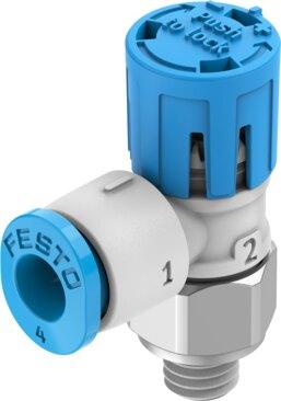Festo 8157642 One-way flow control valve VFOE-LE-T-M5-Q4-F1A