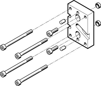 Festo 537181 Adapter kit HAPG-SD2-25