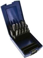 Landefeld FS SET 10 Landefeld FS SET 10 — 10 carbide cutting pins in stable industrial cassette, 6 mm shaft:per 1 pc. Ø 10 &amp; 12 mm, ZYA - form