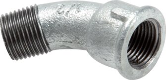 Landefeld BO 4045 IA ST Landefeld BO 4045 IA ST — 45° elbows Rp 4"(IG)-R 4"(AG), Galvanised malleable cast iron