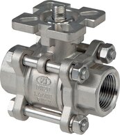 Landefeld KH 403 F ES Landefeld KH 403 F ES — Stainless steel ball valve, direct assembly flange G 4",PN 63