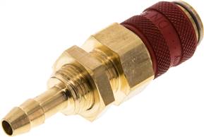 Landefeld KDSS 6 NW5 BA-RO Landefeld KDSS 6 NW5 BA-RO — Bulkhead coupling socket (NW5) 6 (1/4")mm hose, Brass